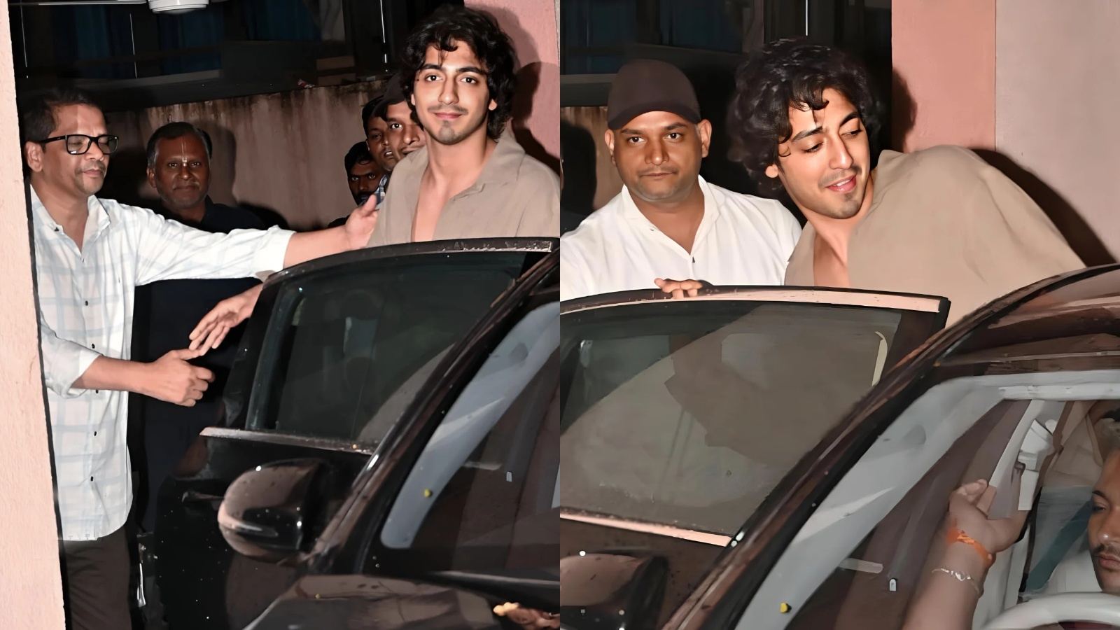 Ahaan Panday visits Bhansali office