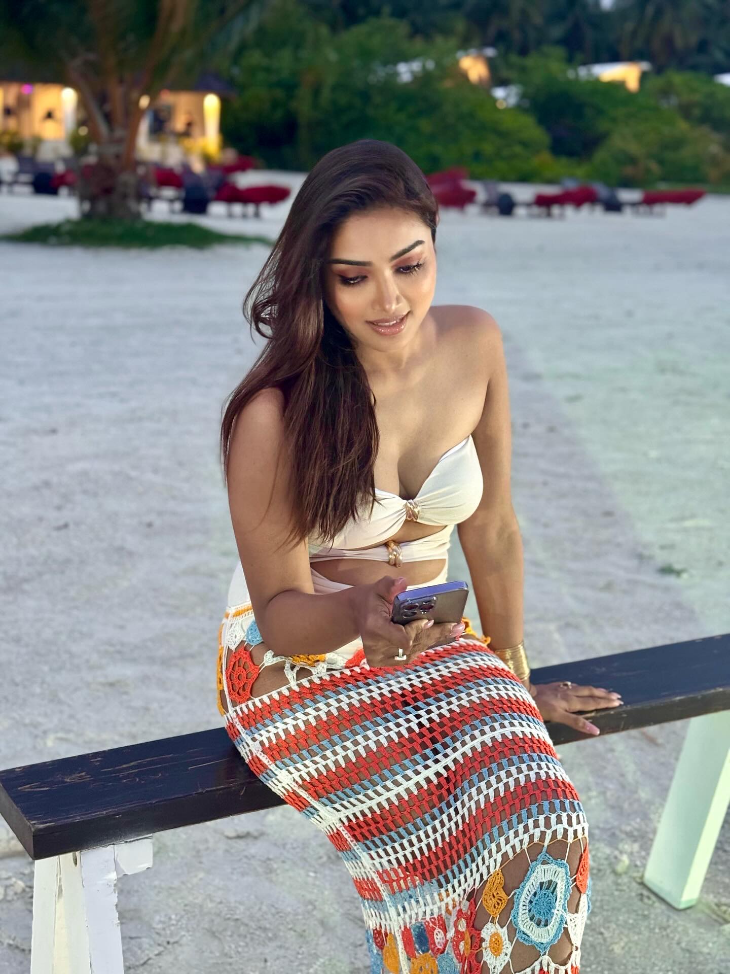 Aishwarya Devan Beachside Glam Hot Vacay Vibes
