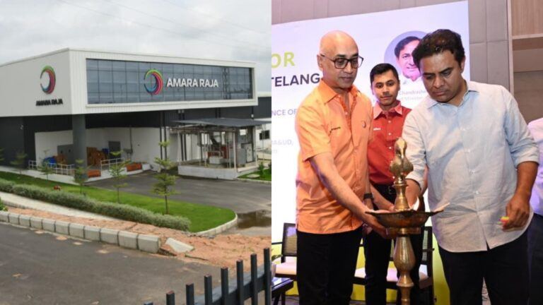 Amara Raja Giga battery unit under construction