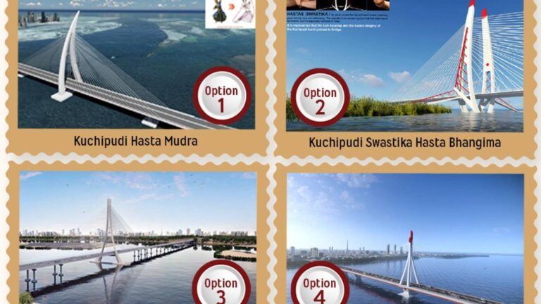 Amaravati Iconic Bridge design voting