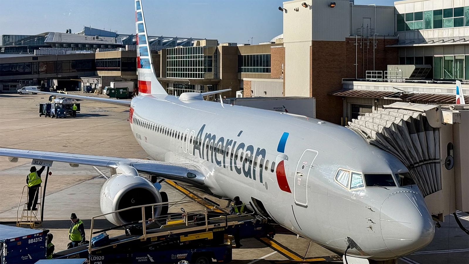 American Airlines baggage mix-up