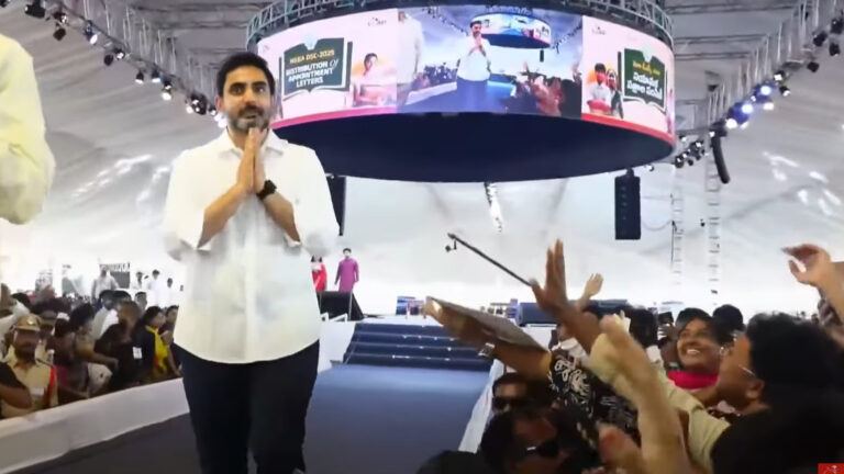 Andhra Pradesh government distributes 16,941 teacher job appointment letters in Amaravati with CM Chandrababu Naidu, Pawan Kalyan, and Nara Lokesh
