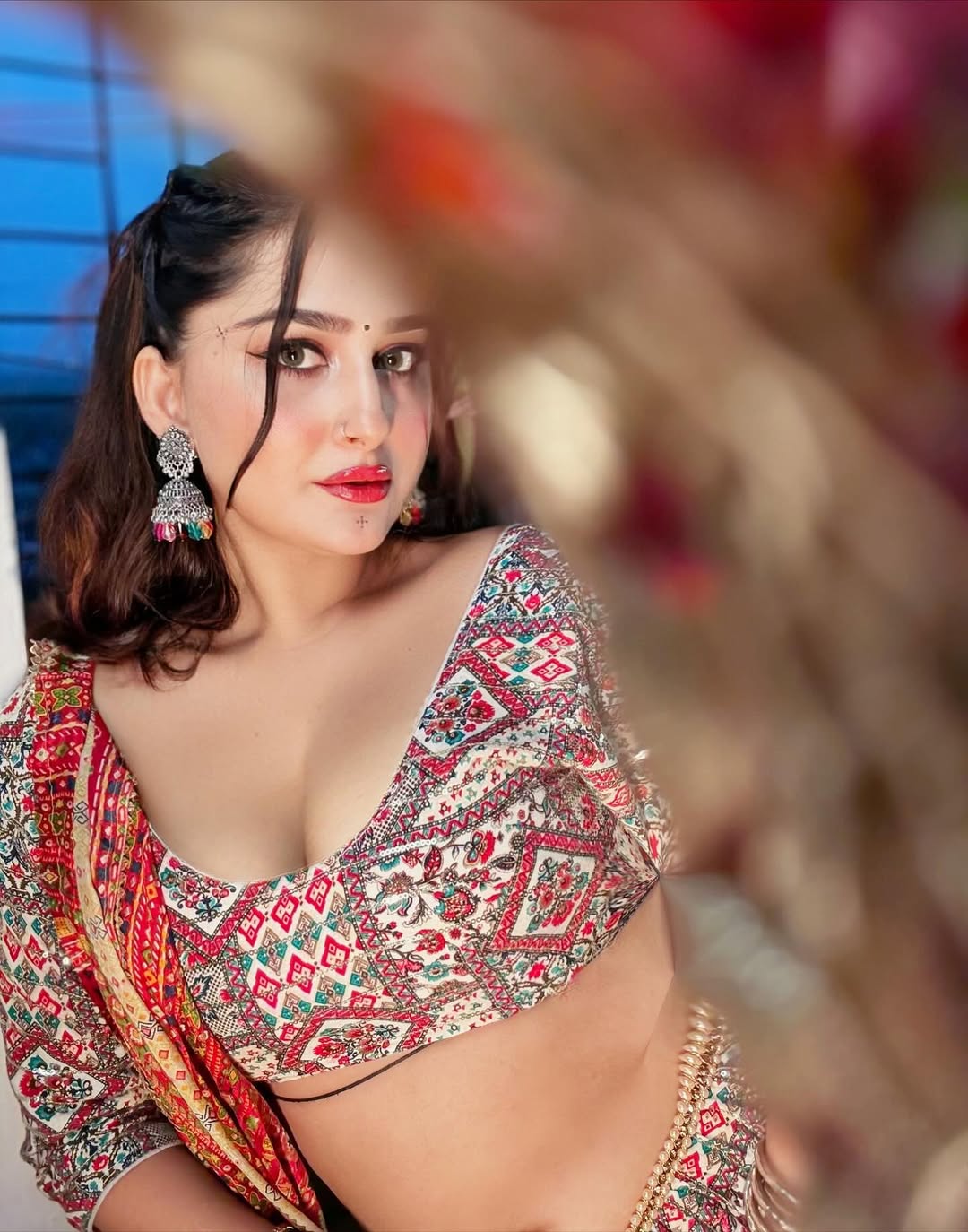 A Close Up Shot Of Anjita’s Expressive Face