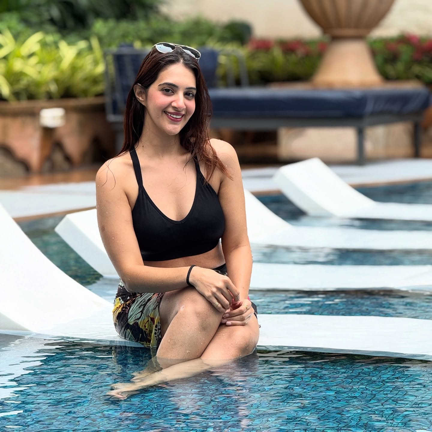 A Happy Arshin Mehta Posing For The Camera