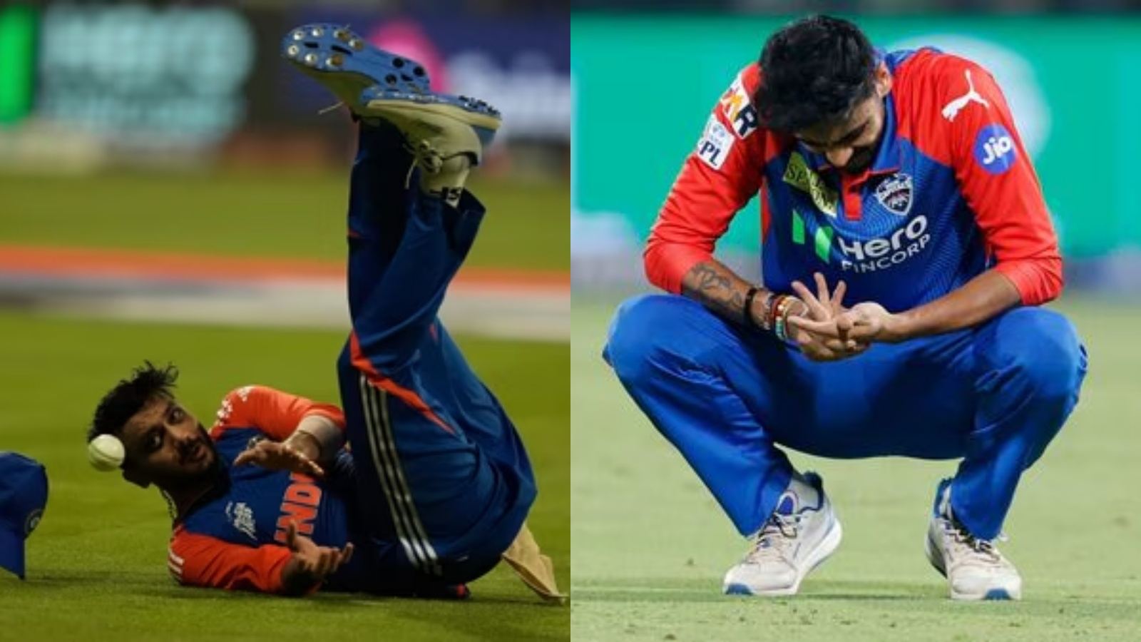 Axar Patel leaves field holding head