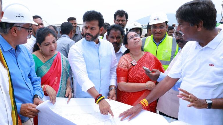 Bhogapuram airport construction progress