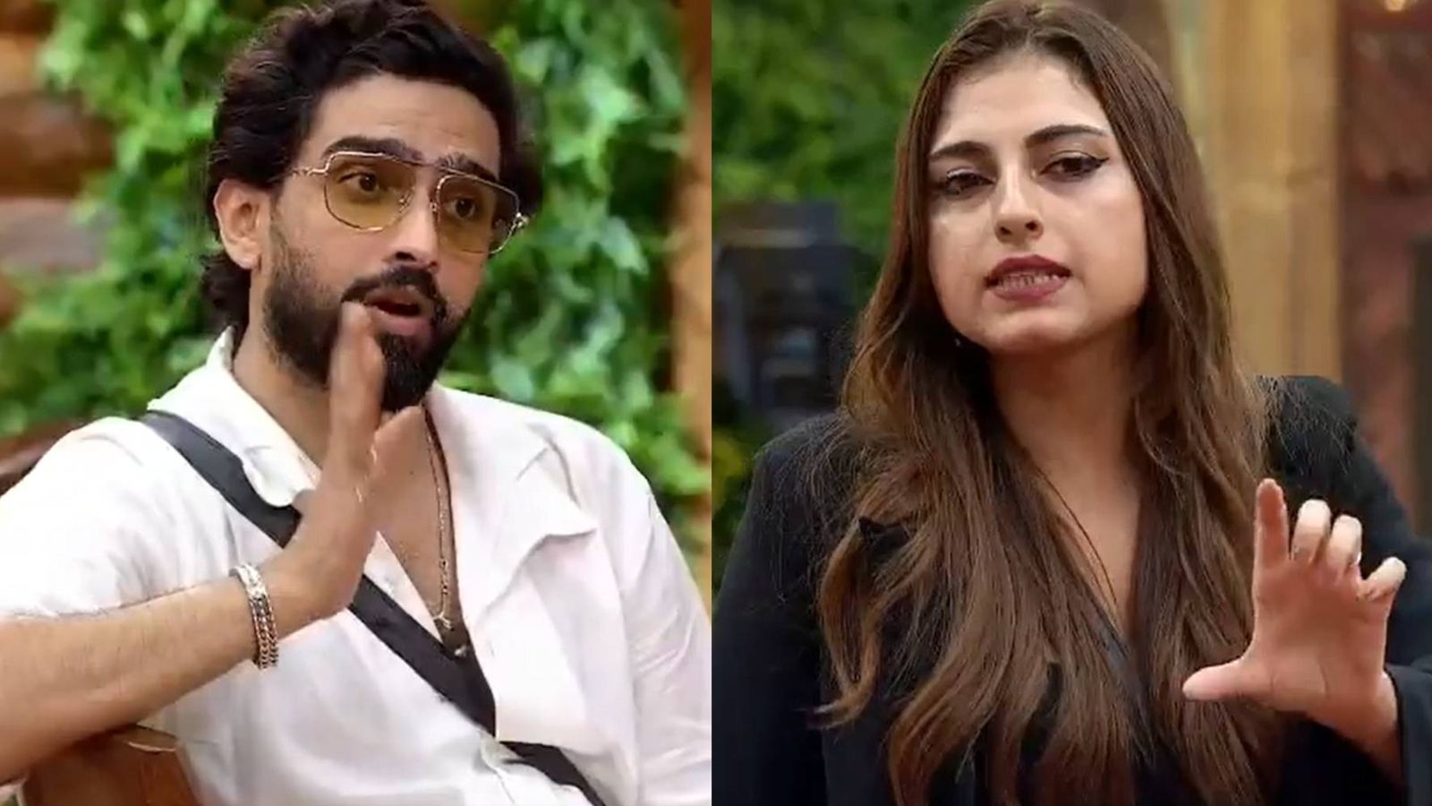 Bigg Boss Amaal and Farhana fight scene