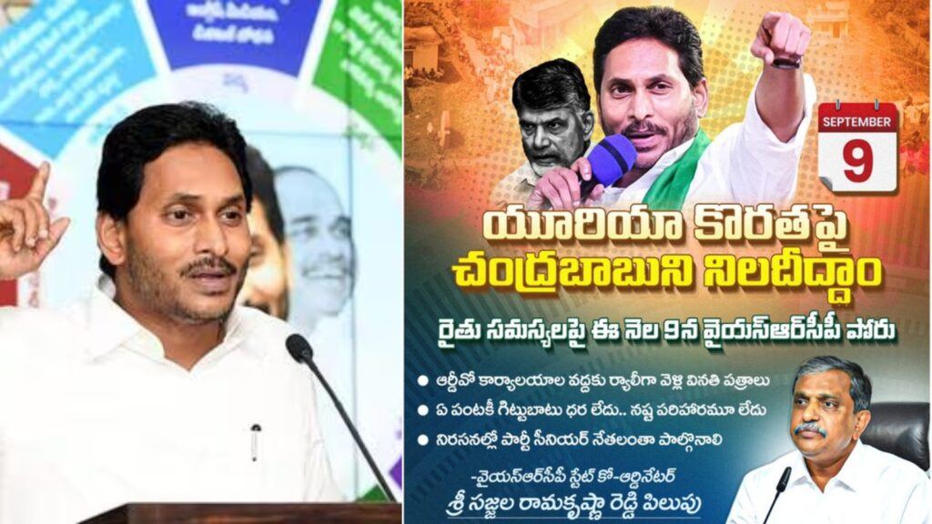 BRS and YSRCP political rivalry with urea strategy in Andhra and Telangana