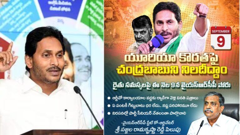 BRS and YSRCP political rivalry with urea strategy in Andhra and Telangana