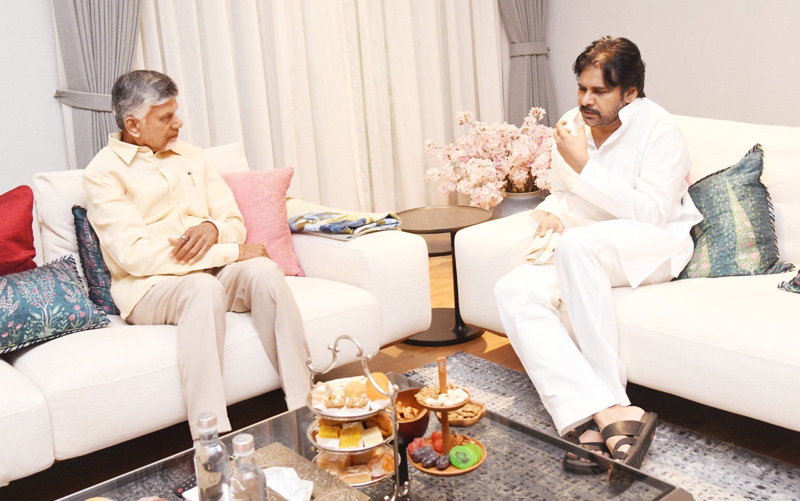 Chandrababu Met Pawan Kalyan