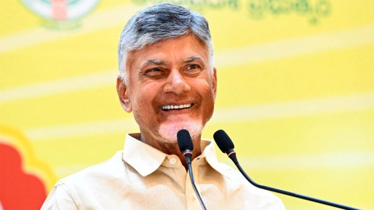 Chandrababu in Delhi for VP oath ceremony