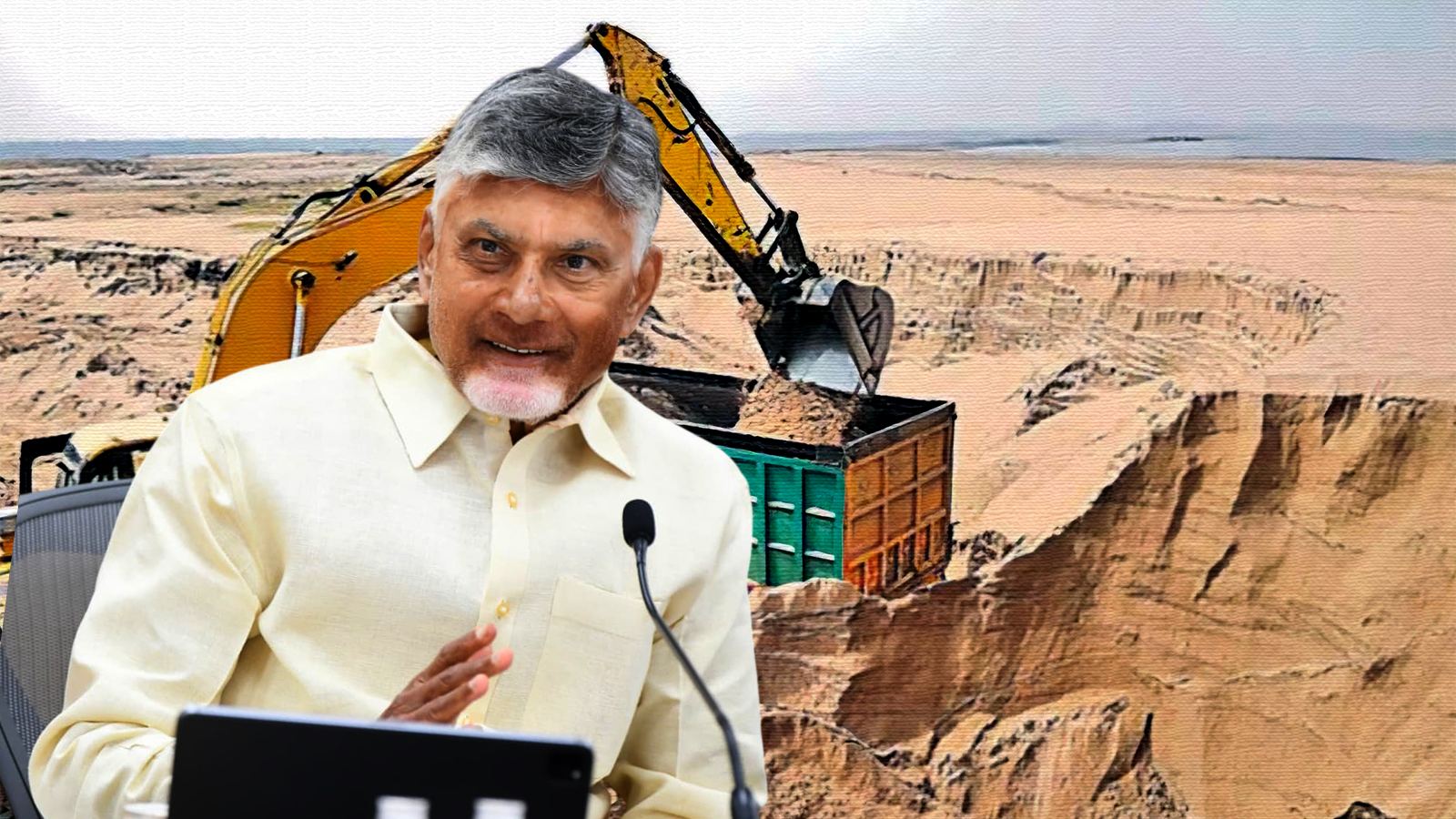 Andhra public survey on sand scheme