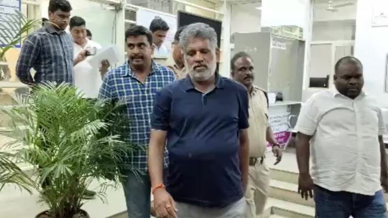 Chevireddy Bhaskar Reddy escorted by police after bail petition dismissed