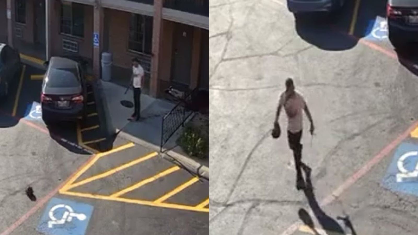 Dallas motel murder crime scene