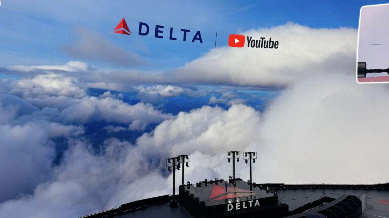 Delta YouTube in-flight entertainment