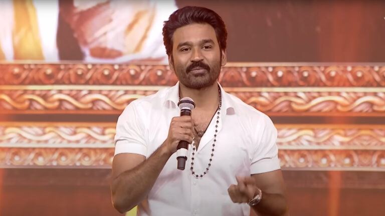 Dhanush at Idli Kadai event