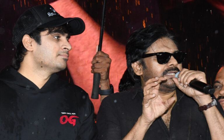 Director Sujeeth at OG pre-release event
