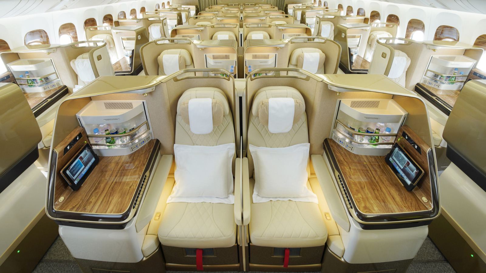 Emirates Boeing 777 business class seats