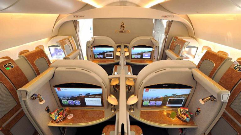 Emirates first class child travel ban
