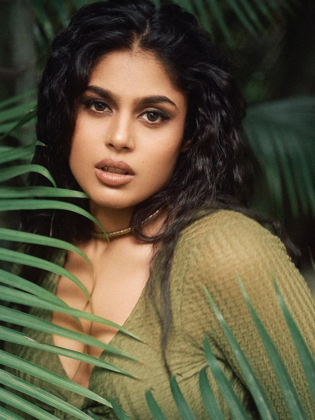 A stunning close-up of Faria Abdullah with smoky, expressive eyes.