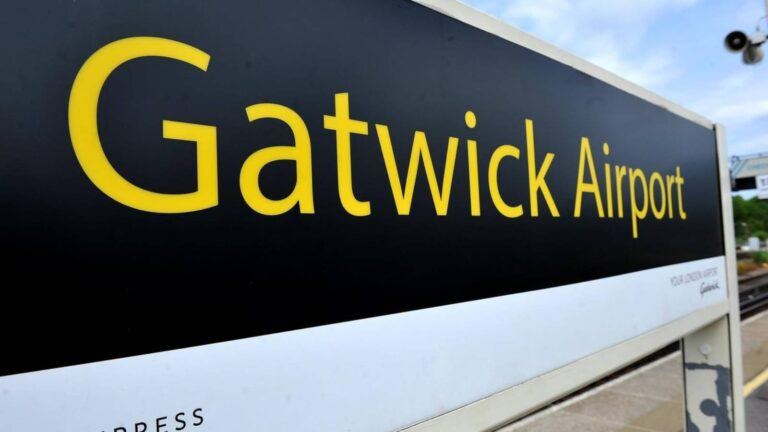 Gatwick Airport expansion under construction