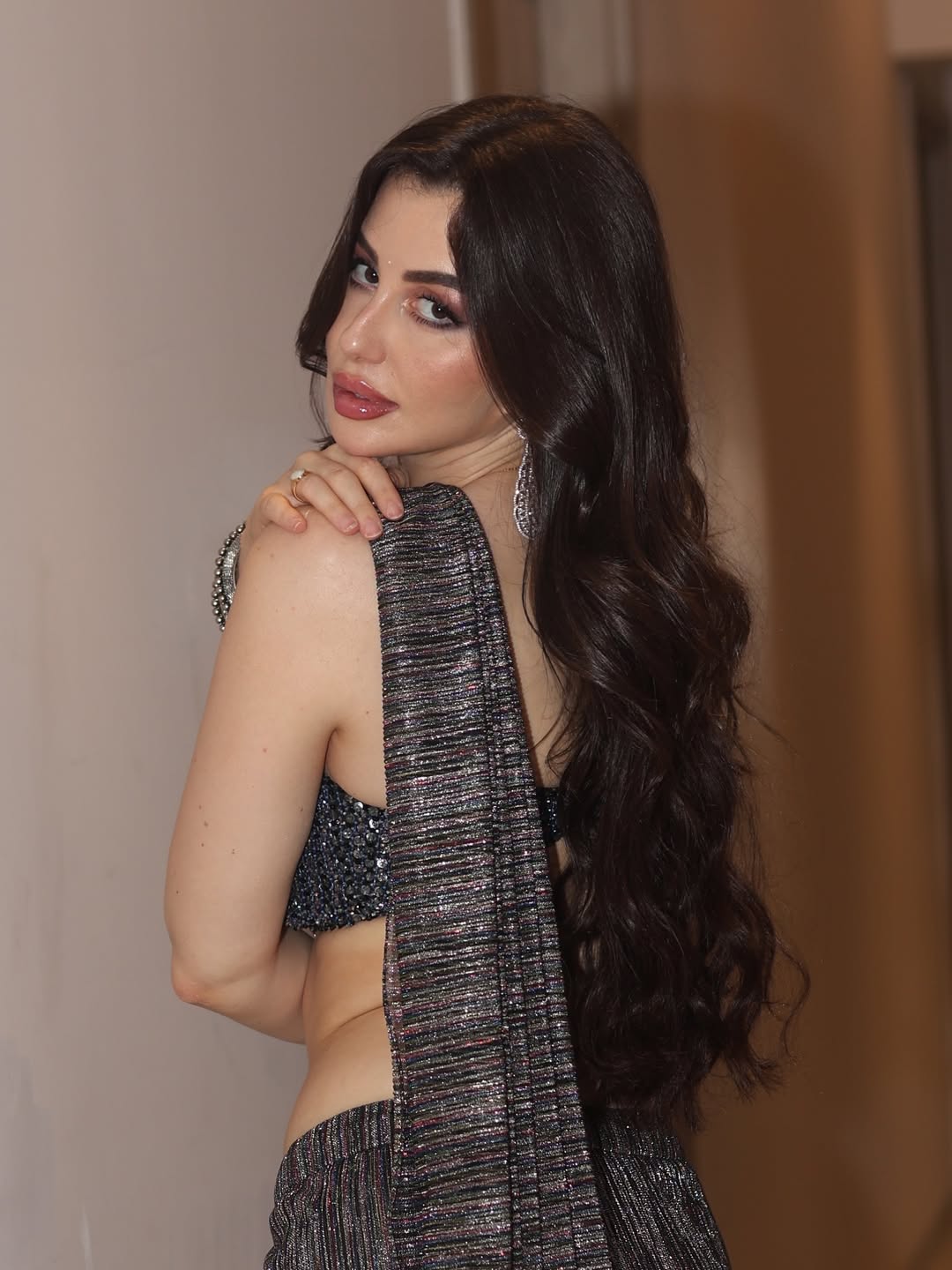 Giorgia Andriani's Sizzling Hot Bralette Blouse