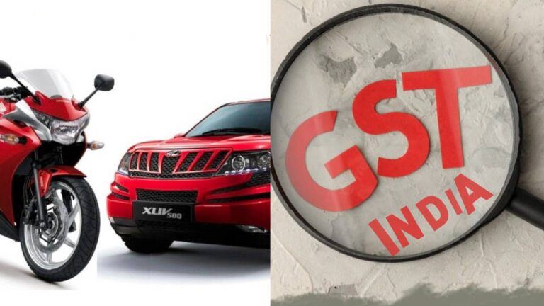 Cars and bikes under new GST rates 2025