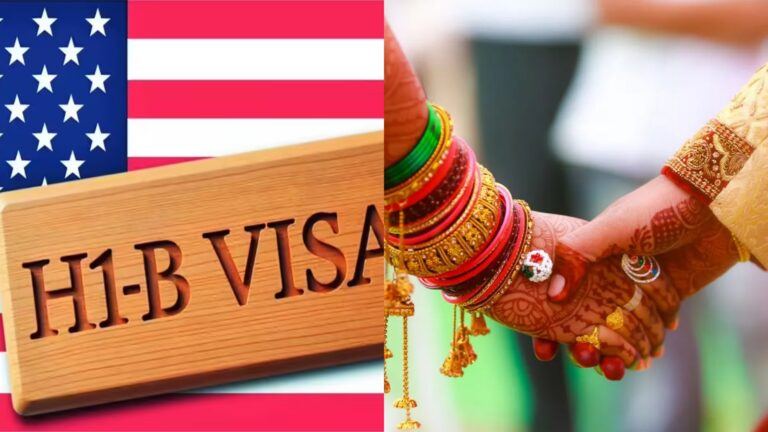 H-1B visa profile on matchmaking app screen