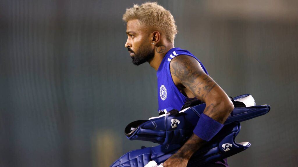 Hardik Pandya during Asia Cup 2025 warmup