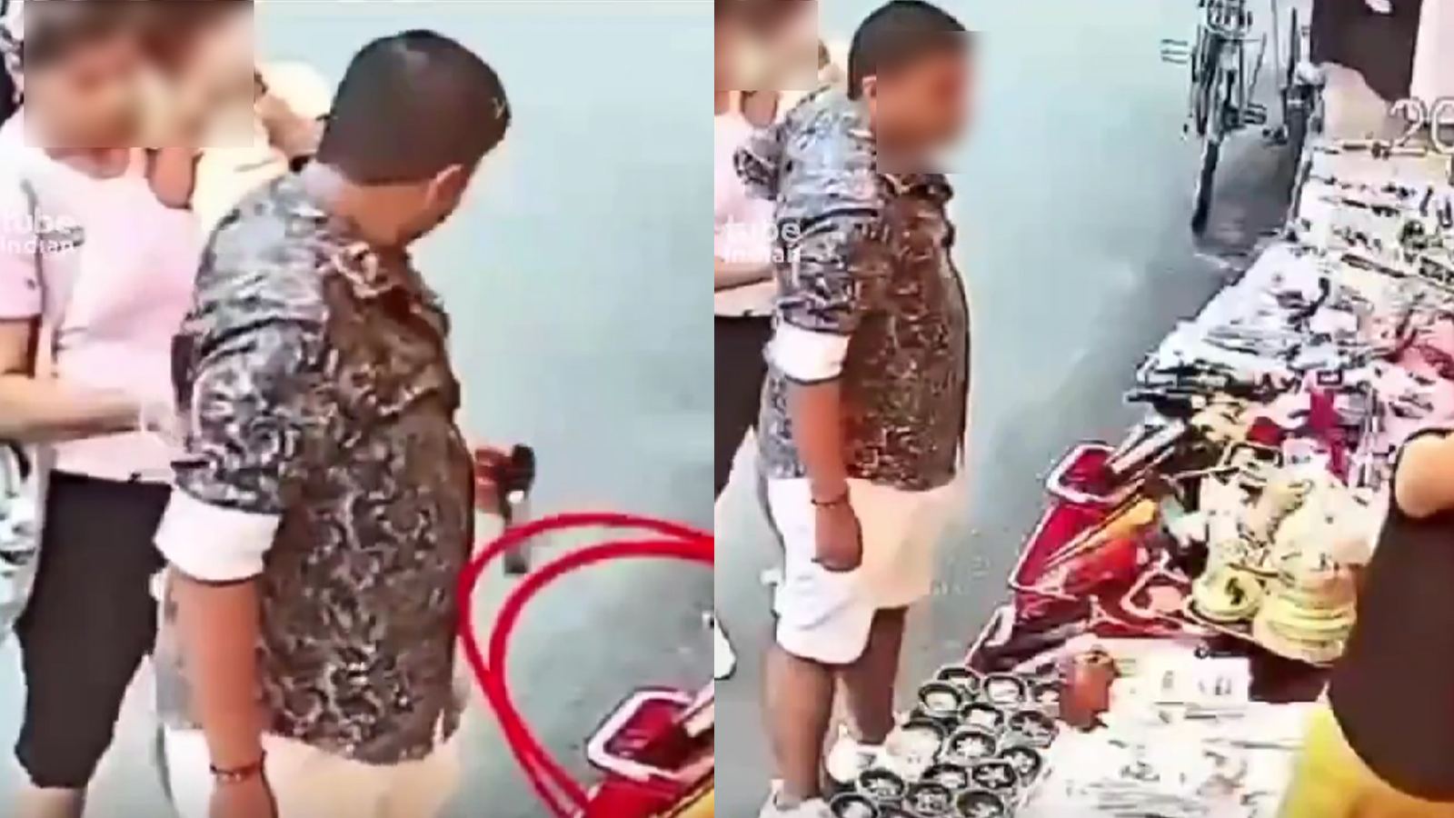 Indian couple stealing in Vietnam