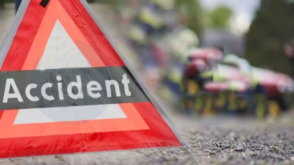 Infosys techie road accident scene