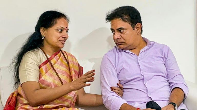 Kalvakuntla Kavitha press meet with allegations on BRS leaders