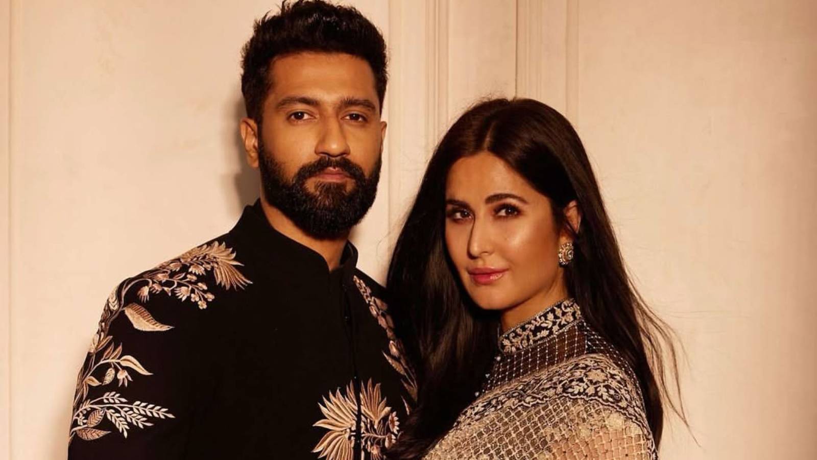 Katrina Kaif and Vicky Kaushal smiling together