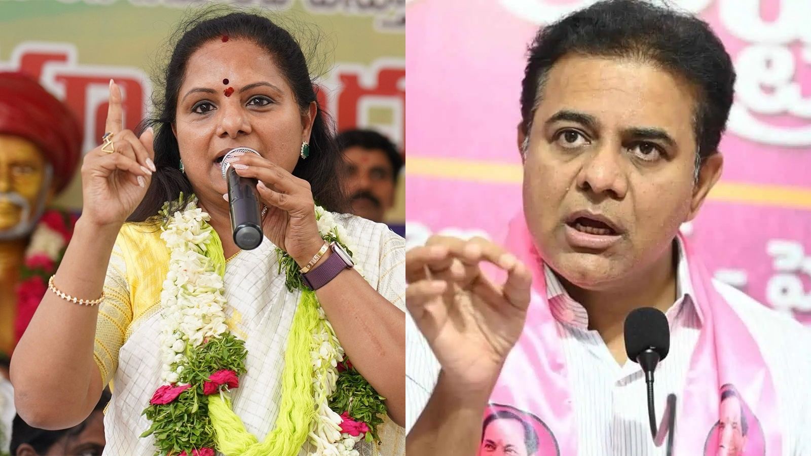 Kavitha avoids attack on KTR