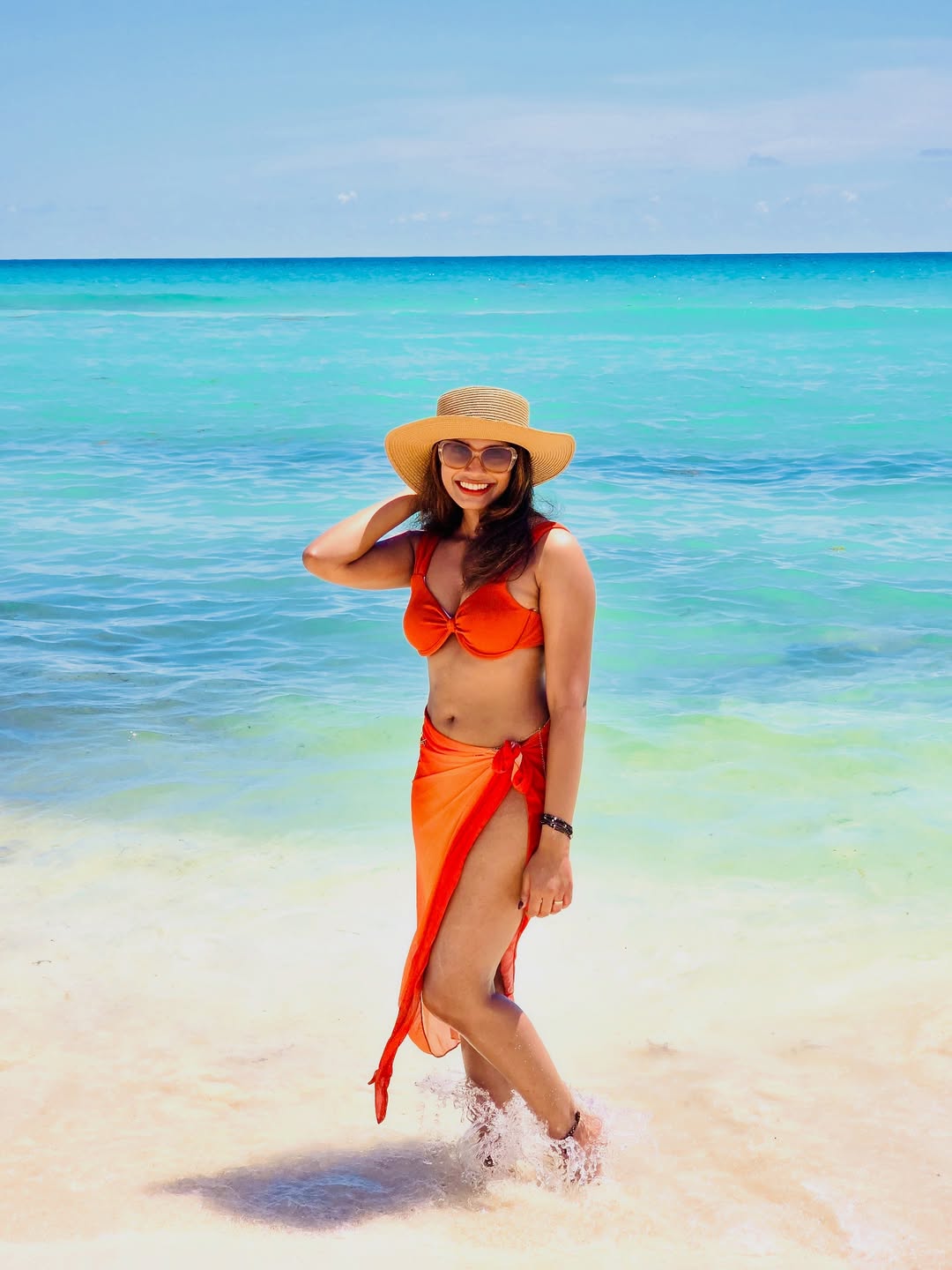 Kavitha Sankaar Enjoys The Waves In A Bikini