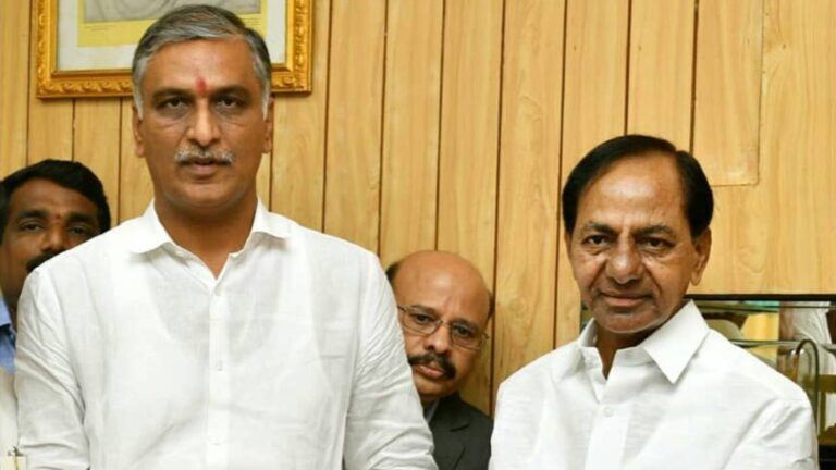 KCR and Harish Rao at Telangana Assembly