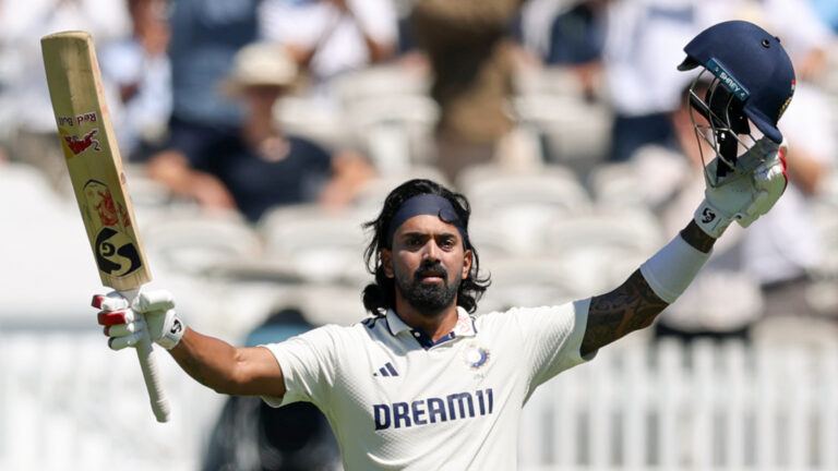 KL Rahul batting against Australia A