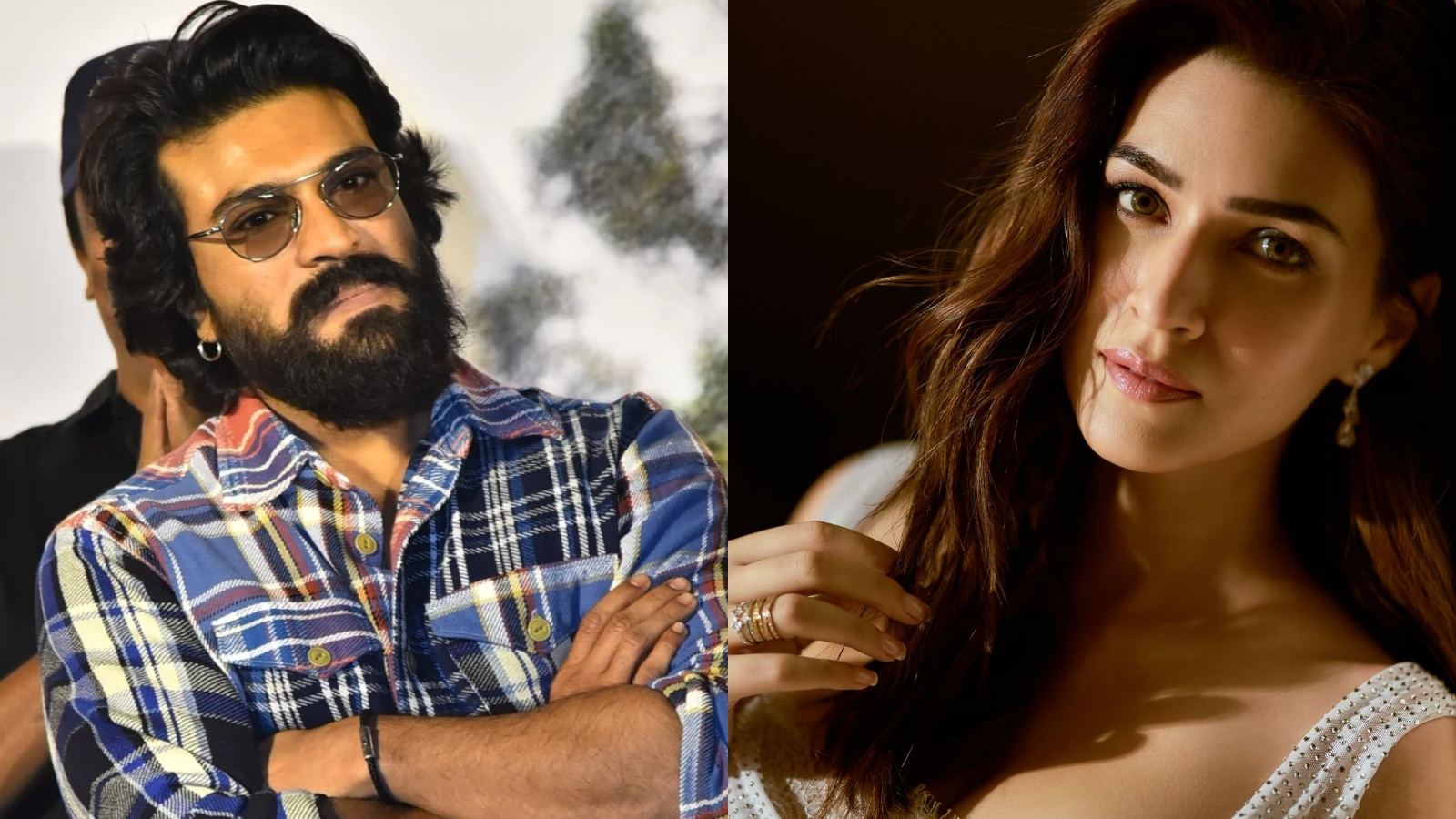 Kriti Sanon with Ram Charan