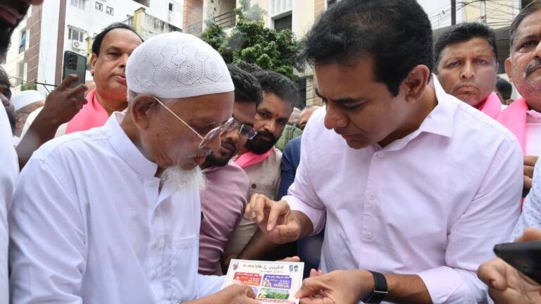KTR launches BRS debt card campaign