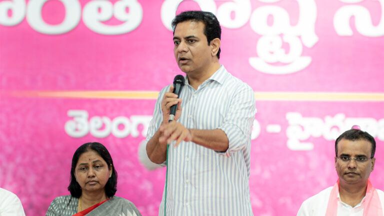KTR on Hyderabad Metro L&T exit
