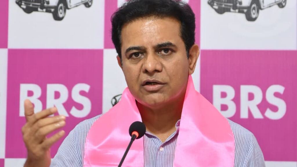 KTR on Kavitha suspension