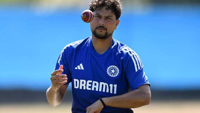 Kuldeep Yadav bowling in Asia Cup