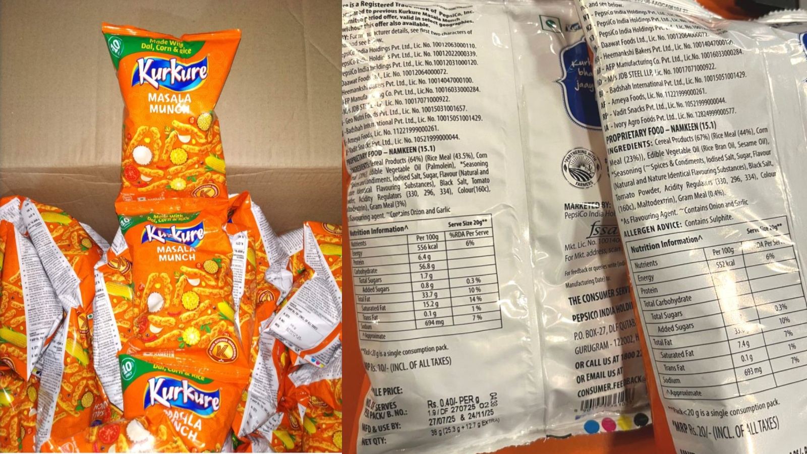 Kurkure palm oil controversy