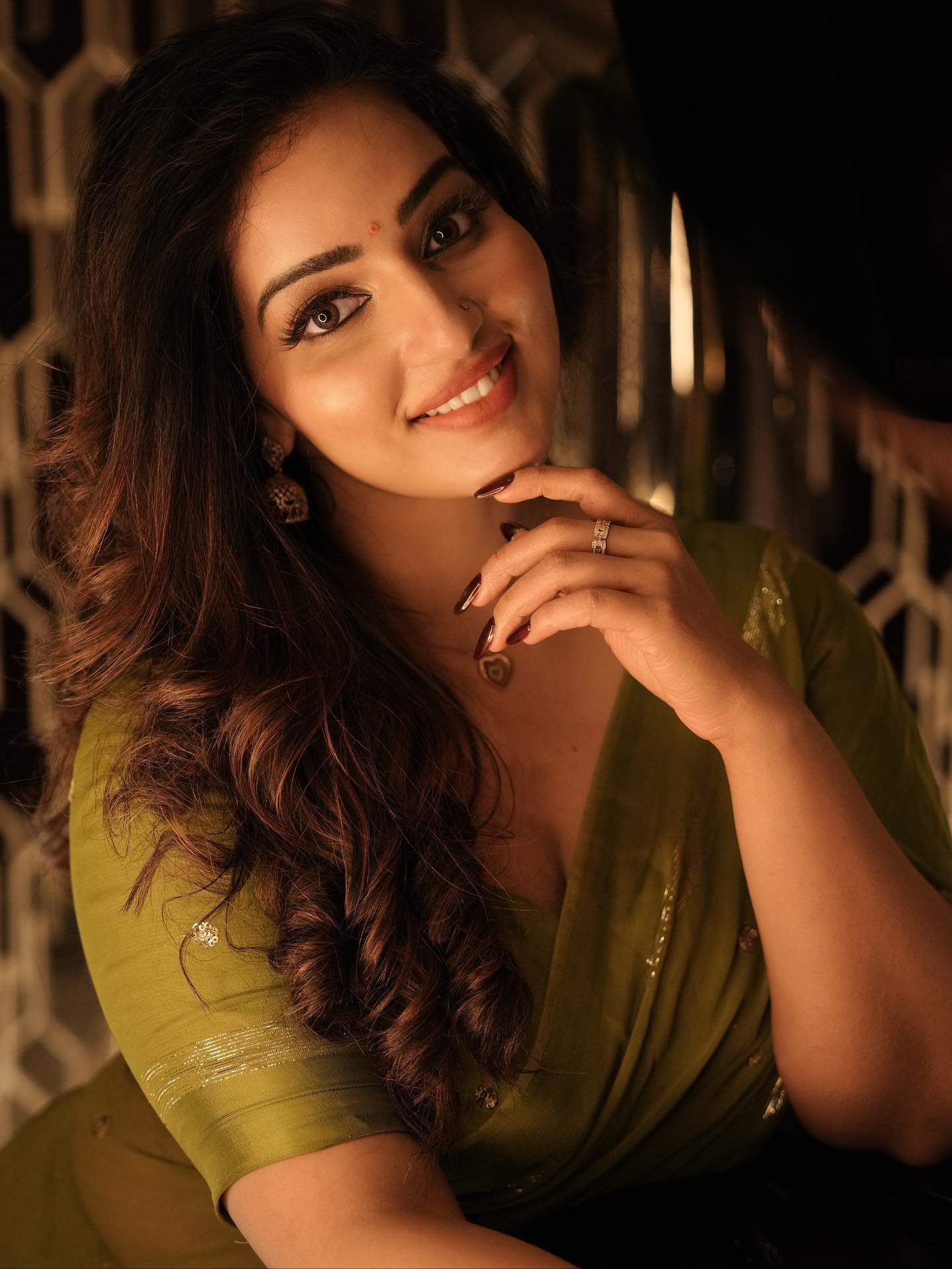 Malavika Menon Understood The Assignment In This Green Saree