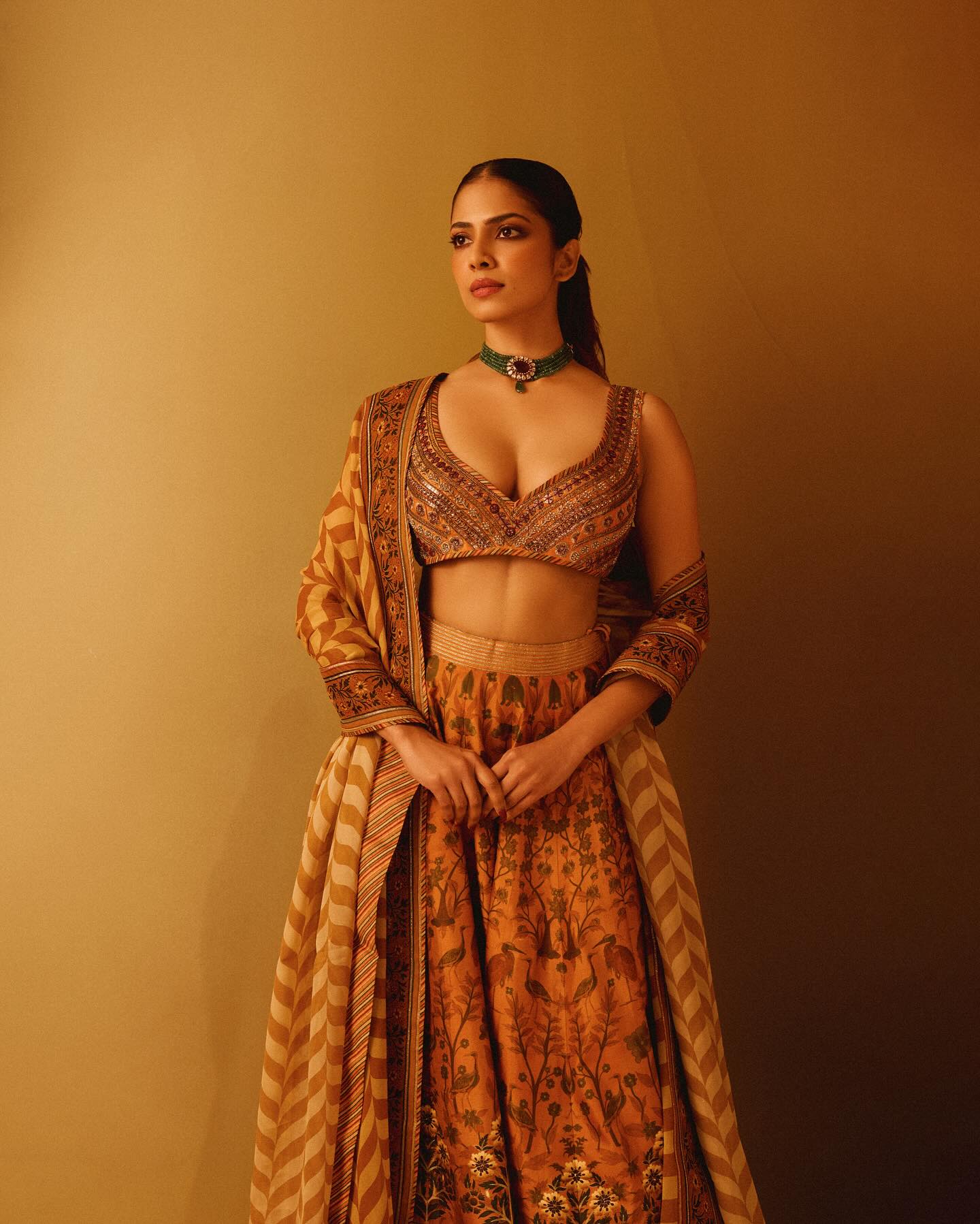 Malavika Mohanan Rocks Lehenga Glam With Attitude