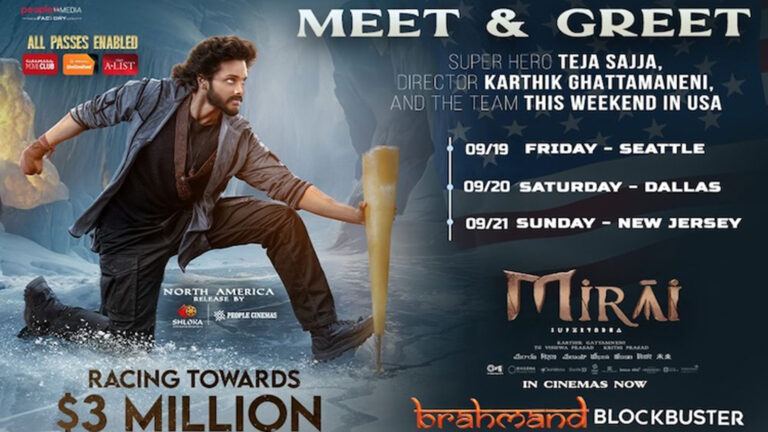 Meet & Greet Super Hero Teja Sajja & Team in USA