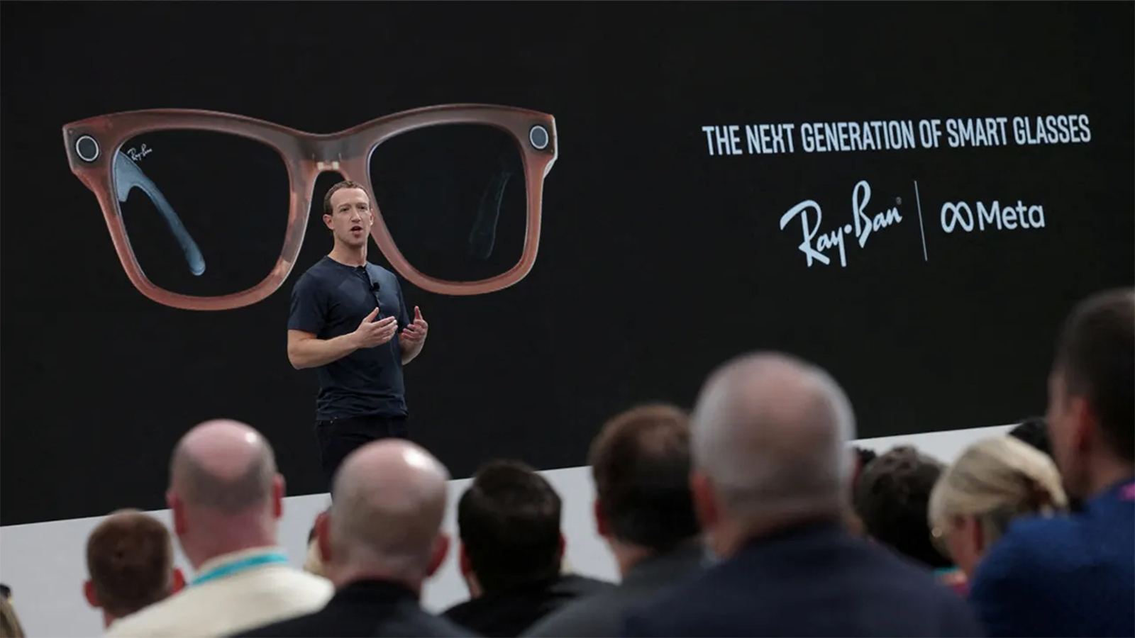 Meta AI smart glasses with Ray-Ban design