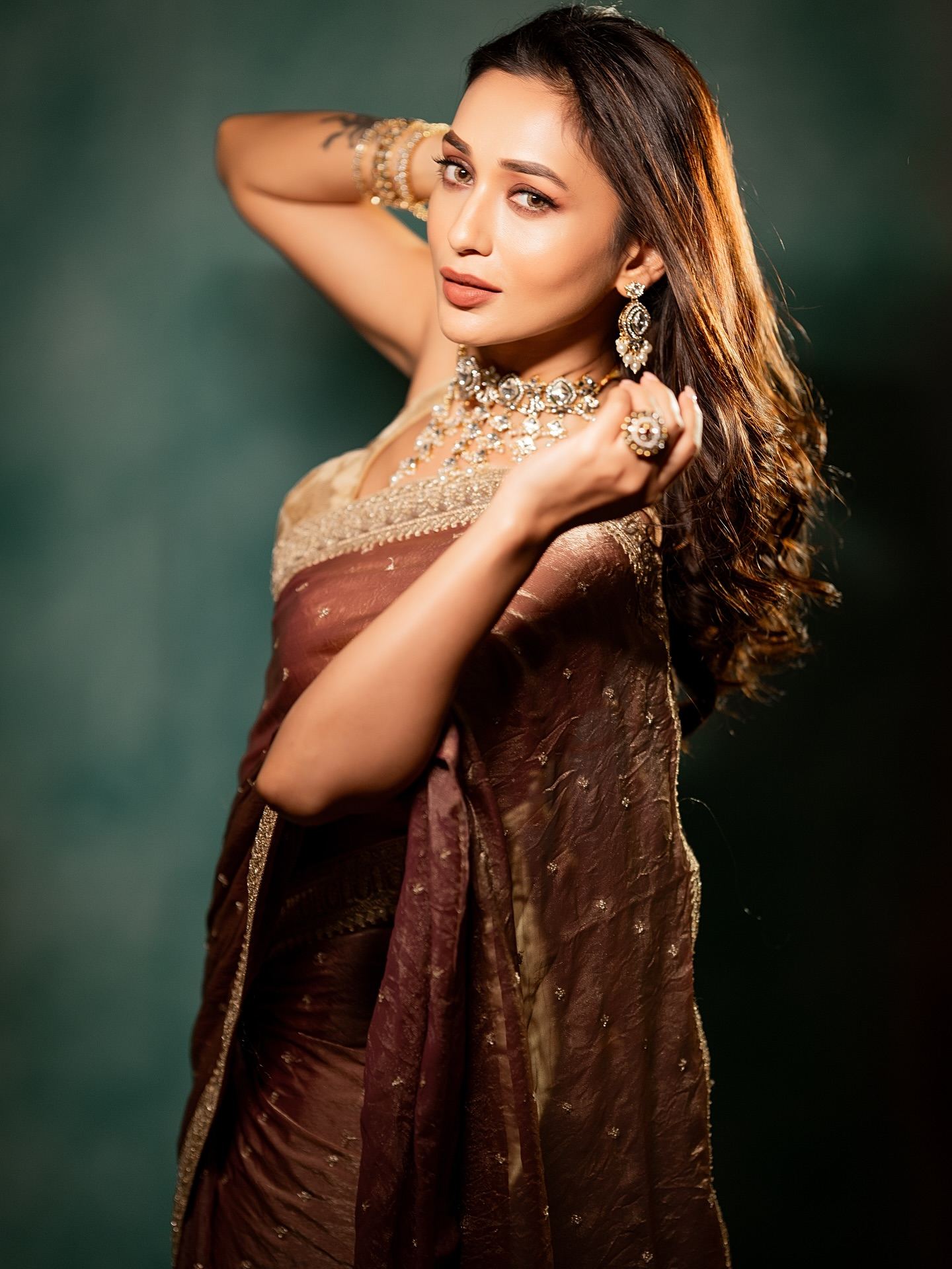 Mimi Chakraborty Spells Magic And Glamour In Her Latest Saree Avatar