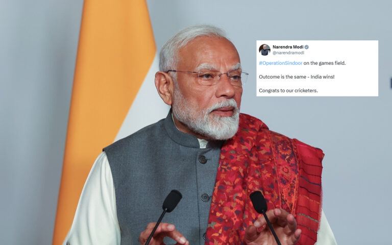 Modi cricket tweet sparks controversy