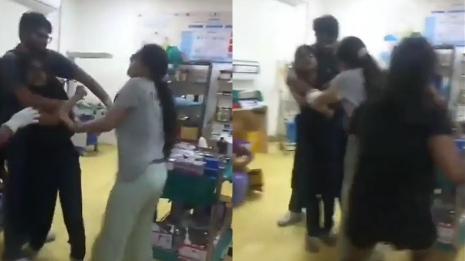 MP hospital interns fight labour room